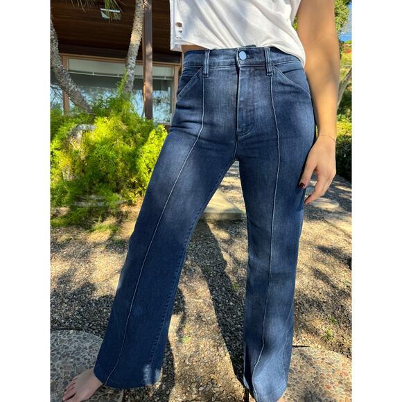 Victoria Beckham wide leg denim jeans - Picture 7 of 16